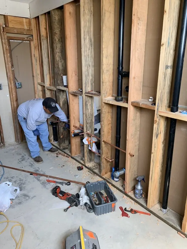 Commercial rough-in plumbing for Gas Line Repair in Dol Ray
